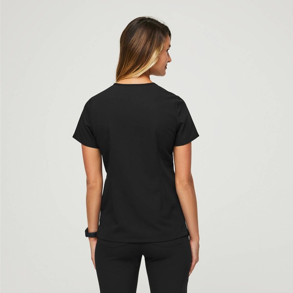 Large - BLACK - FIGS scrubs Set - Top and Jogger Pants - Picture 4 of 9